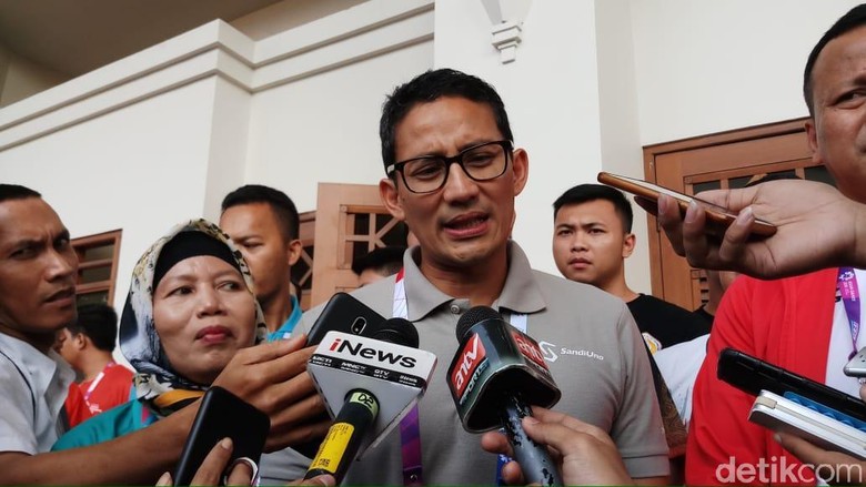 Tonton Silat Asian Games, Sandi: Diminta Pak Prabowo Beri 