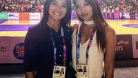 Ya, wanita kelahiran Palembang itu kerap memberi dukungan bagi para atlet. Foto: Instagram/mariaselena_