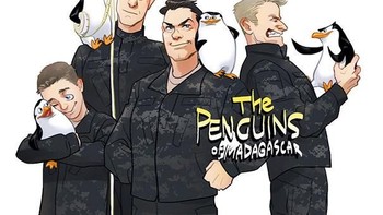 Empat jagoan utama Penguins of Madagascar. Foto: Brightside