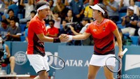 Di babak final tenis ganda campuran Asian Games 2018, Indonesia akan menghadapi pasangan Thailand Luksika Kumkhum/Sonchat Ratiwatana yang lolos usai mengalahkan ganda campuran Kazakhstan Anna Danilina/Aleksandr Nedovyesov 4-6, 6-4.