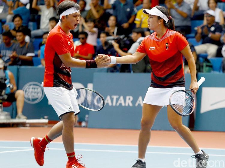 Christo/Aldila Lolos ke Final Tenis Ganda Campuran Asian Games 2018