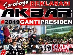 Deklarasi #2019GantiPresiden di Surabaya Ngotot Tetap Digelar