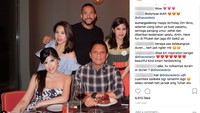 Denny pun mengucapkan doa bagi calon mertuanya itu di jejaring instagram Dita. Dok. Instagram/ditasoedarjo