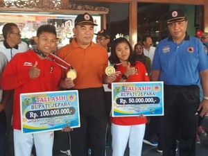 Raih Medali di Asian Games 2018, Dua Atlet Asal Jepara Terima Bonus