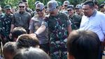 Panglima TNI dan Kapolri Tinjau Pengungsi Gempa Lombok