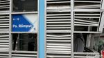Imbas Tawuran Antar Warga, Halte Pasar Rumput Rusak
