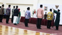 Pimpinan KPK baru saja melantik 14 pejabat baru hasil rotasi.