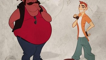 Karakter Lucu Timon dan Pumba dari film Lion King. Foto: Brightside