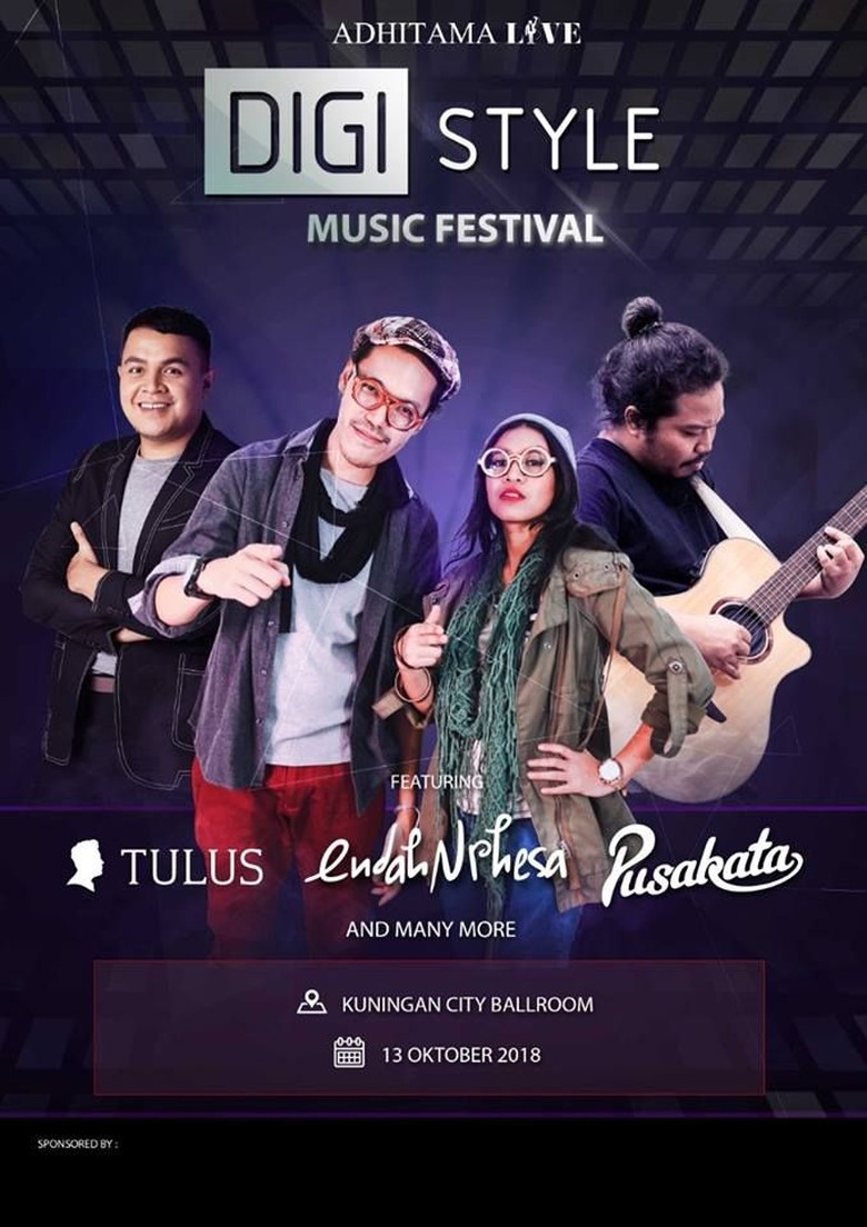 Pusakata Hingga Tulus Bakal Ramaikan Digistyle Music Festival