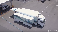 Berbasis truk Hino, direncanakan bakal ada 10 unit yang disediakan dalam ajang olahraga tersebut. Pool/Yasu Project.