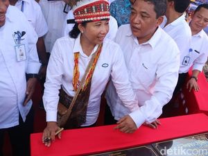 Kunjungi Papua, Rini Resmikan 16 Proyek Strategis Rp 2 T