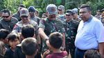 Panglima TNI dan Kapolri Tinjau Pengungsi Gempa Lombok