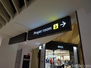 Foto: Melihat Tempat Ibadah di Bandara Melbourne Australia