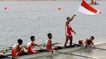 Tim Dayung Indonesia Raih Emas Asian Games 2018