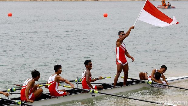 Muhad Yakin dkk. saat tampil di Asian Games 2018