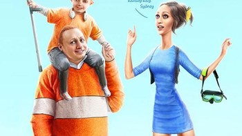 Keluarga Nemo jika punya kaki.  Foto: Brightside