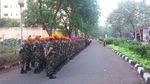 Melihat Polisi Berpatroli Naik Sepeda di Wisma Atlet Asian Games