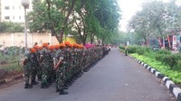Ada pula 190 personel TNI yang ikut apel. (Dok Istimewa)