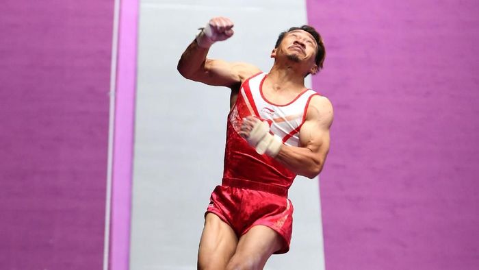 Agus Prayoko meraih medali ke-30 buat Indonesia di Asian Games 2018 (Foto: Michael Metekohy/ANTARA FOTO/INASGOC) Agus Prayoko meraih medali ke-30 buat Indonesia di Asian Games 2018 (Foto: Michael Metekohy/ANTARA FOTO/INASGOC)