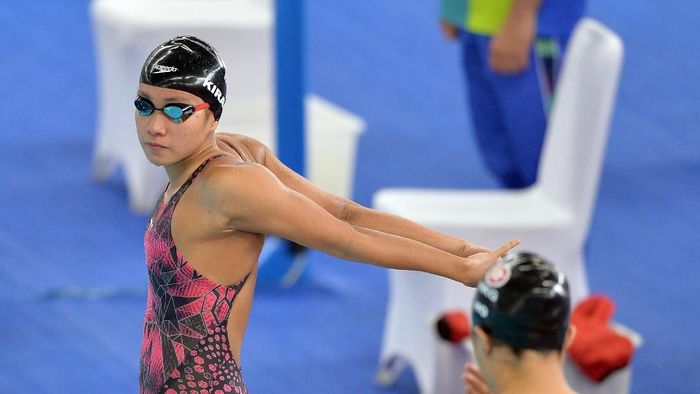 Perenang Indonesia Adinda Larasati Dewi di Asian Games 2018 (ANTARA FOTO/INASGOC/M RISYAL HIDAYAT) Perenang Indonesia Adinda Larasati Dewi di Asian Games 2018 (ANTARA FOTO/INASGOC/M RISYAL HIDAYAT)