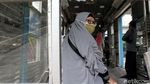 Imbas Tawuran Antar Warga, Halte Pasar Rumput Rusak