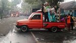 Penampakan Kobaran Api yang Hanguskan Pasar Pon Trenggalek