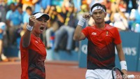 Sukses itu mengakhiri paceklik emas Indonesia di tenis yang berlangsung sejak Asian Games 2006. Kali terakhir emas tenis diraih oleh Indonesia dari beregu putri pada Asian Games 2002 Busan.
