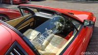 Tampilan original tersaji pada Ferrari klasik ini. Foto: Ridwan Arifin/detikOto