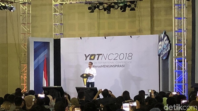 Jokowi Hadiri Young on Top National Conference, Siap Motivasi Pemuda Jokowi Hadiri Young on Top National Conference, Siap Motivasi Pemuda