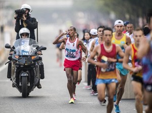 Emas Maraton Jadi Milik Pelari Jepang, Agus Prayogo Tak Finis