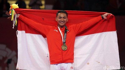 Karateka Zigi Zaresta Raih Perunggu Asian Games 2018