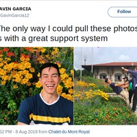 Bukti lain bahwa di balik foto yang indah ada para pendukung yang berdedikasi membantu mewujudkannya. Foto: GavinGarcia12/Twitter