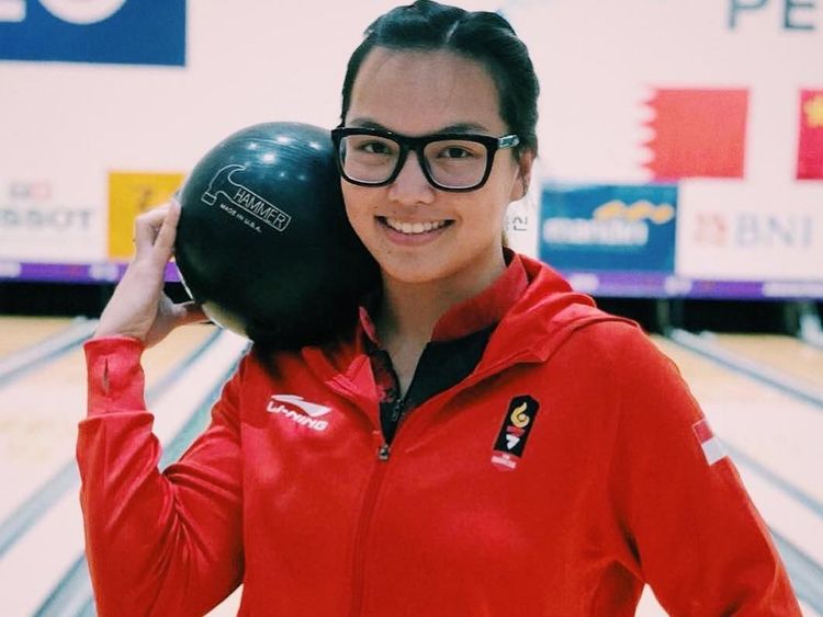 Bugar dan Cantiknya Tannya Roumimper, Atlet Bowling Indonesia di Asian Games