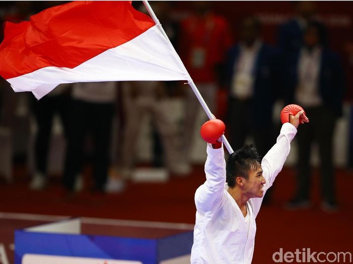 Kontingen Indonesia telah mengumpulkan 17 medali emas, melebih target yang dicanangkan pemerintah (Grandyos Zafna/detikSport) Kontingen Indonesia telah mengumpulkan 17 medali emas, melebih target yang dicanangkan pemerintah (Grandyos Zafna/detikSport)