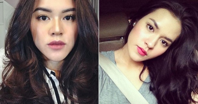 Alis, mata, hidung, dan bibir yang dimiliki Adinda ini dinilai mirip dengan Raisa.  Foto: Instagram @dinzadind  