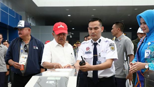 Tinjau Asian Games, JK Jajal LRT Palembang Sampai Jakabaring