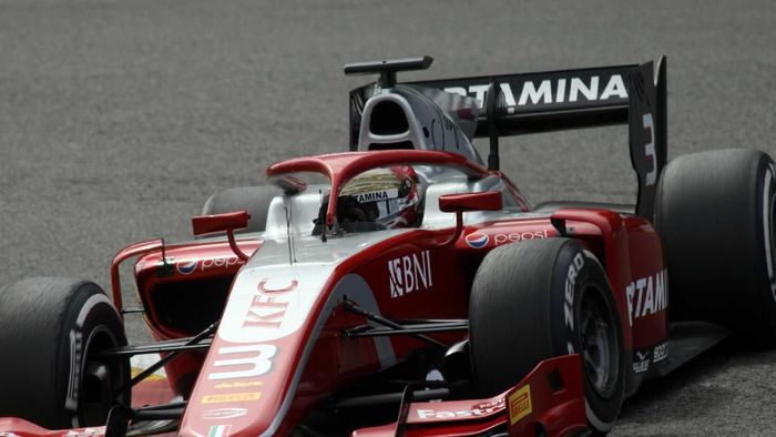 Sean Gelael di F2 Belgia (dok.Sean Gelael) Sean Gelael di F2 Belgia (dok.Sean Gelael)
