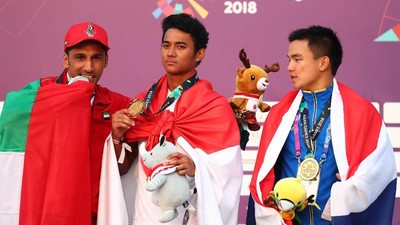 Asik dan Gokil! Pamer Otot ala Atlet Jetski Aqsa Sutan, Peraih Medali Emas
