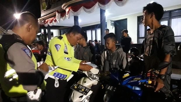 Ikut Balap Liar, 46 Sepeda Motor Terciduk di Ponorogo