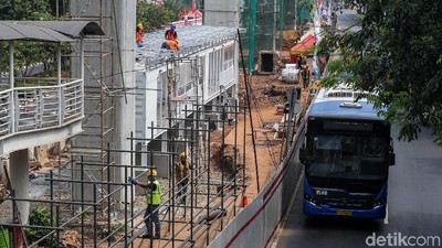 Pembangunan Halte Busway Pengganti di Rasuna Said