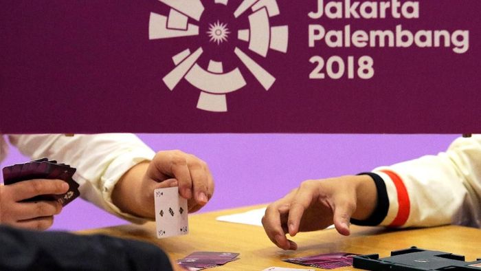 Ilustrasi cabang olahraga Bridge di Asian Games 2018 (Foto: Andry Prasetyo/ ANTARA FOTO/INASGOC) Ilustrasi cabang olahraga Bridge di Asian Games 2018 (Foto: Andry Prasetyo/ ANTARA FOTO/INASGOC)