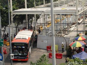 Skybridge Tanah Abang Mulai Dibangun