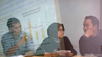 Diskusi terkait fungsi pengawasan Bawaslu terkait laporan mahar politik dalam Pilpres 2019.