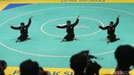 Begini Aksi Pesilat Beregu Putra yang Sukses Raih Emas