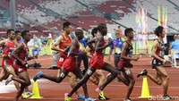 Sementara itu pelari Indonesia, Atjong Tio Purwanto di nomor tersebut hanya mampu menempati posisi ke12 dengan catatan waktu 8,54 menit. Selain itu, rekan senegara Atjong, Elizar Gamashi di posisi ke-14 dengan meraih waktu 9,19 menit.