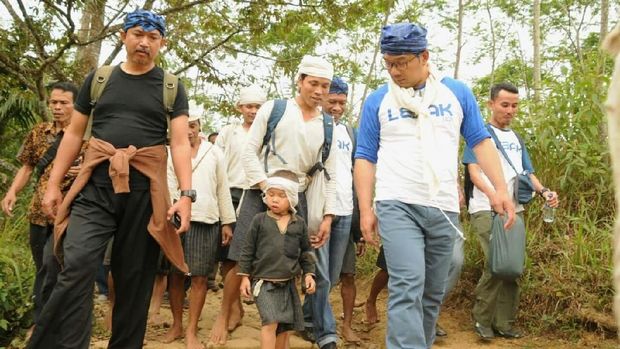 Ridwan Kamil berkunjung ke Baduy di Lebak