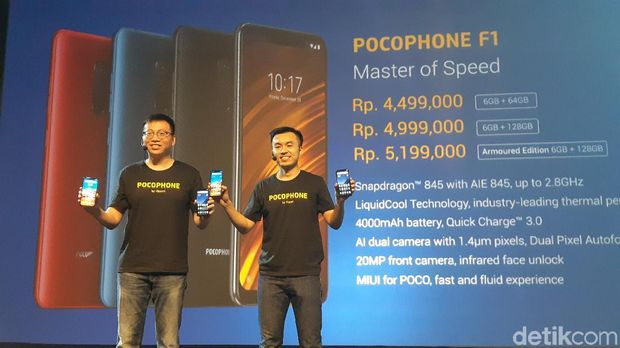Peluncuran Poco F1 di Indonesia