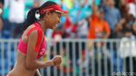 Melihat Sengitnya Semifinal Voli Pantai Indonesia vs China
