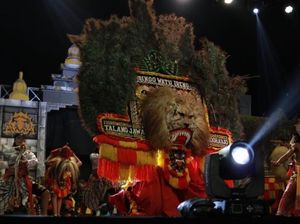 Serunya Menyaksikan Parade Reog di Tanjung Enim