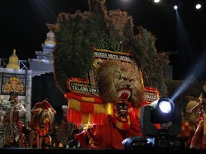 Serunya Menyaksikan Parade Reog di Tanjung Enim